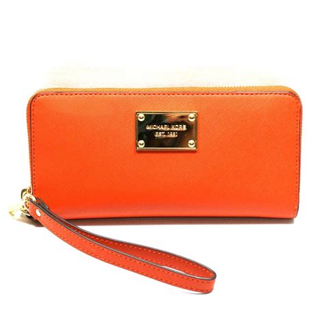 michael kors orange purse|michael kors orange wallet.